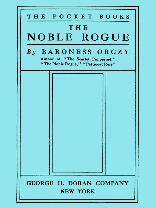 جلد کتاب The Noble Rogue