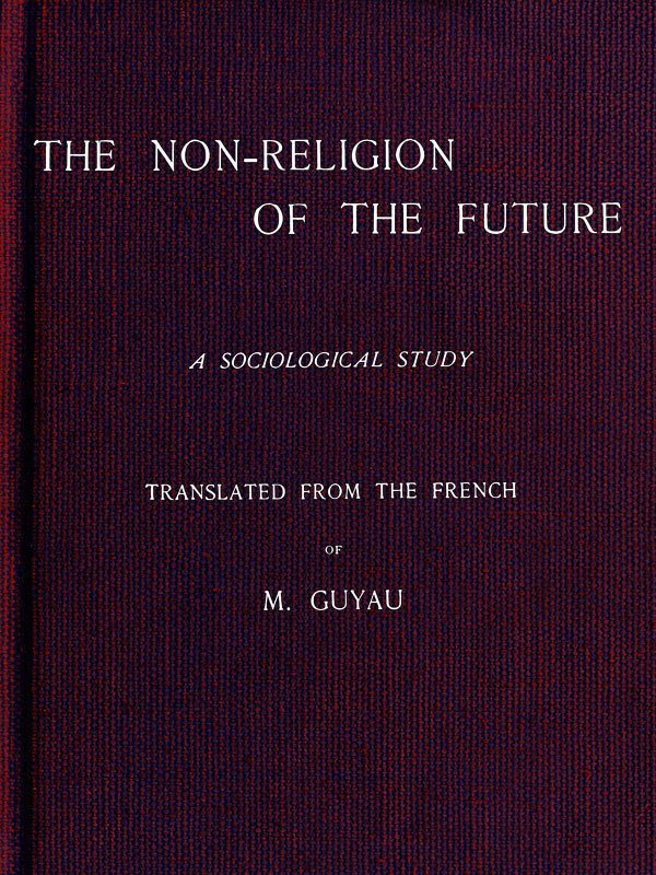 جلد کتاب The Non-religion of the Future