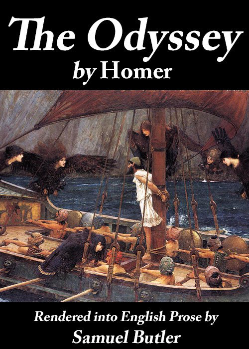 جلد کتاب The Odyssey