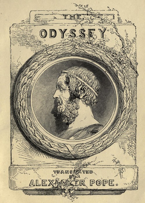 جلد کتاب The Odyssey