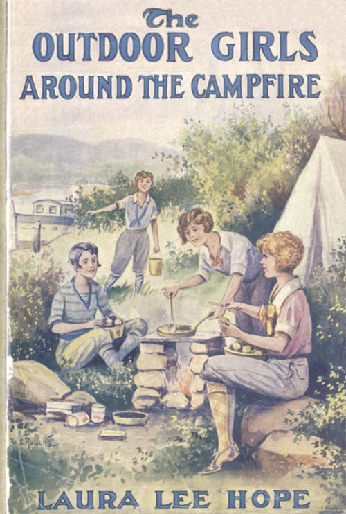 جلد کتاب The Outdoor Girls Around the Campfire