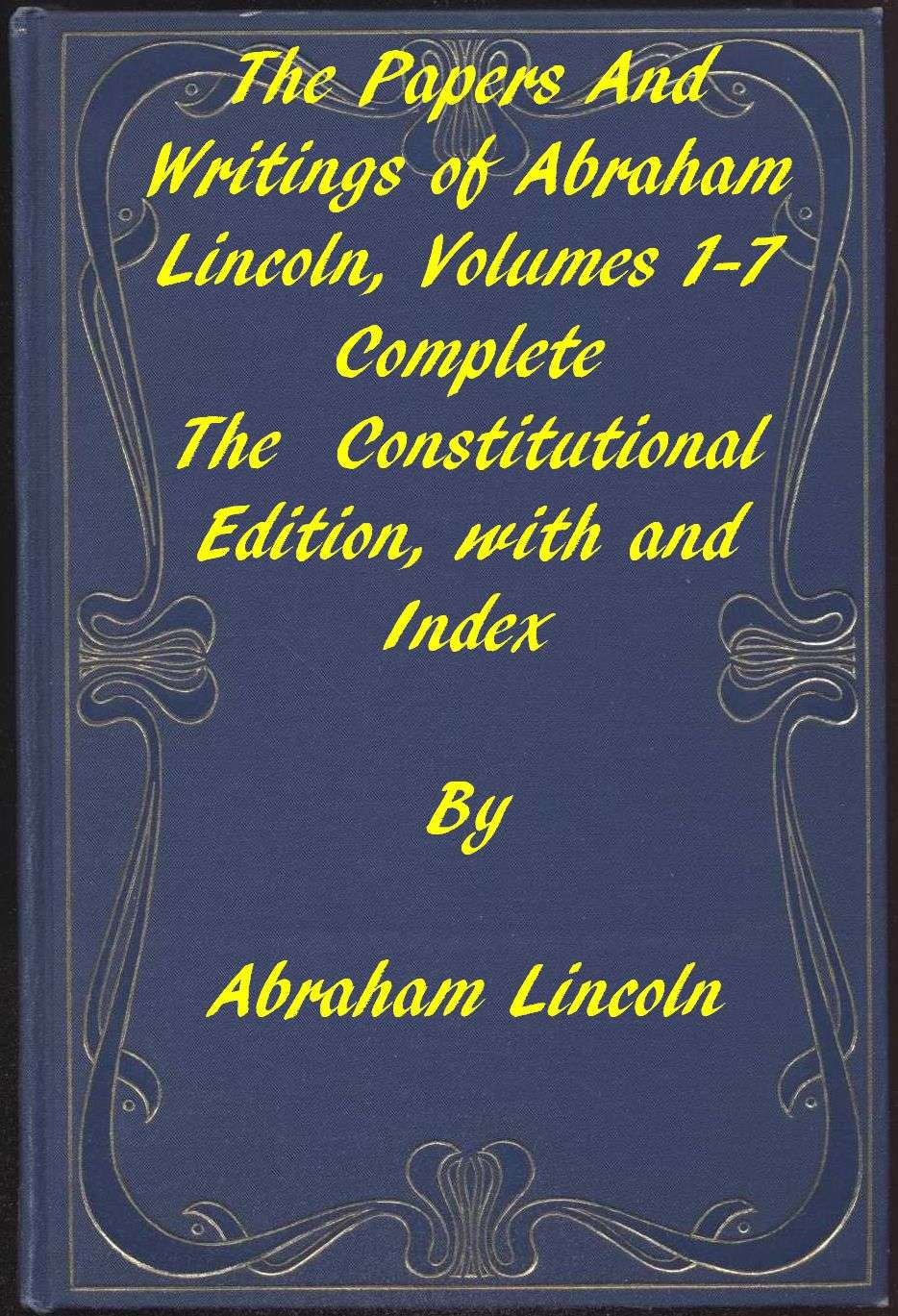 جلد کتاب The Papers and Writings of Abraham Lincoln