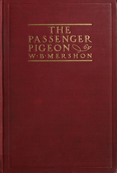 جلد کتاب The Passenger Pigeon