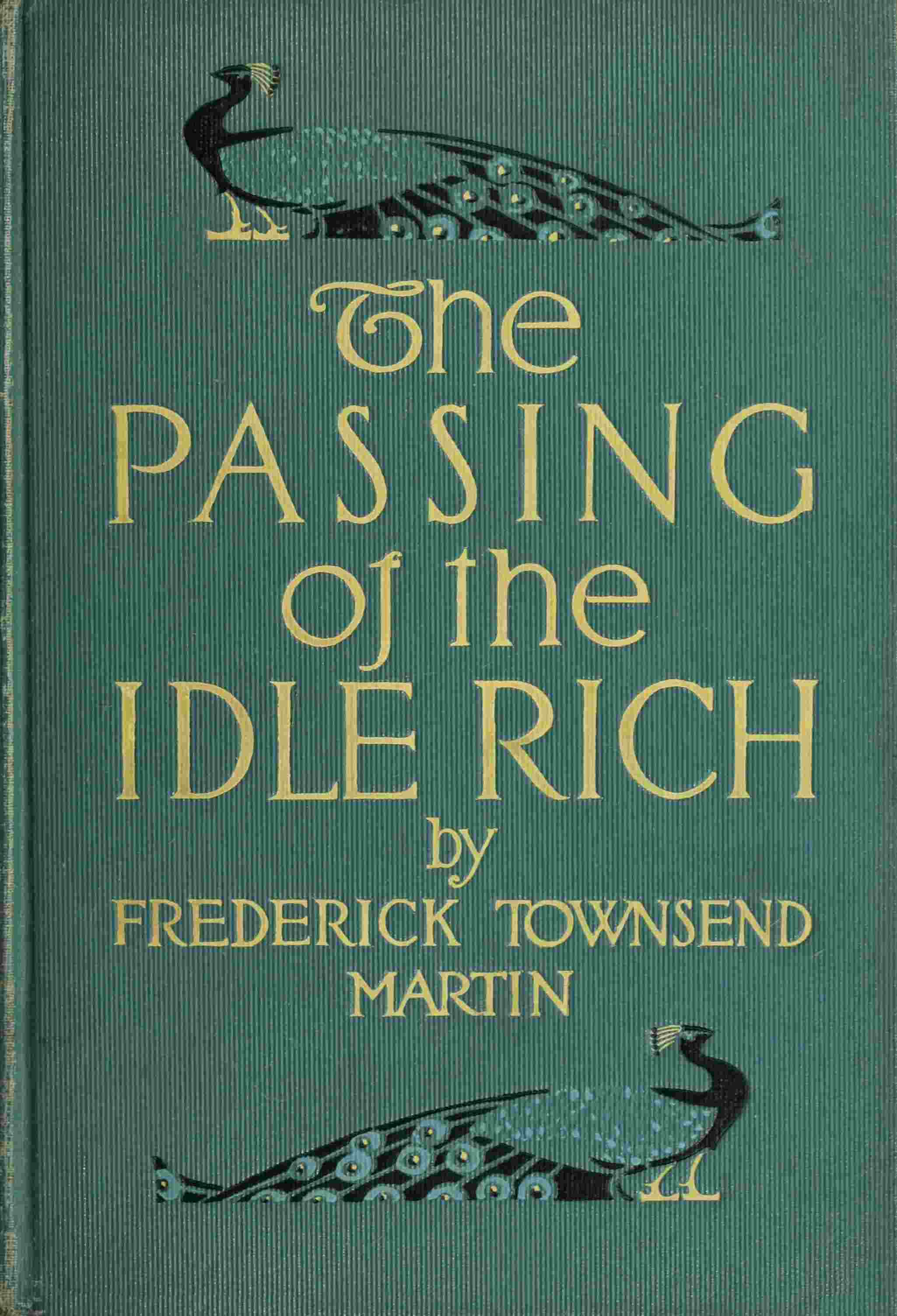 جلد کتاب The Passing of the Idle Rich
