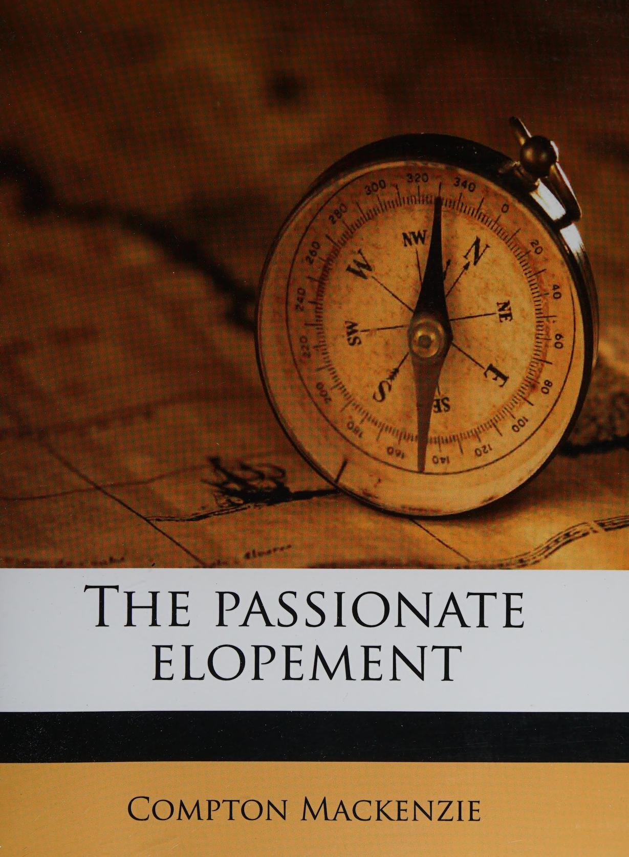 جلد کتاب The Passionate Elopement