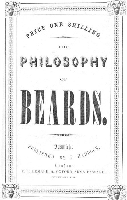 جلد کتاب The Philosophy of Beards