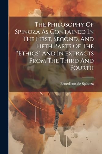 جلد کتاب The Philosophy of Spinoza