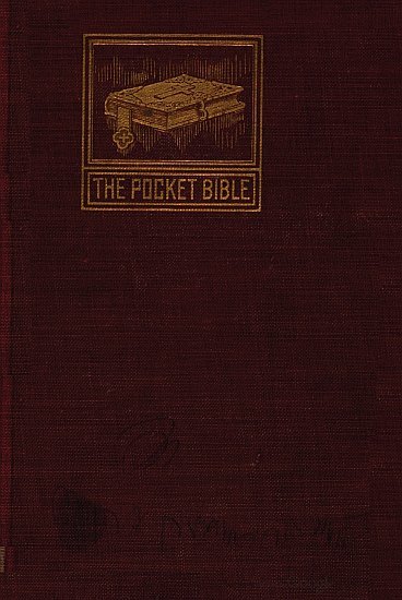 جلد کتاب The Pocket Bible; or, Christian the Printer