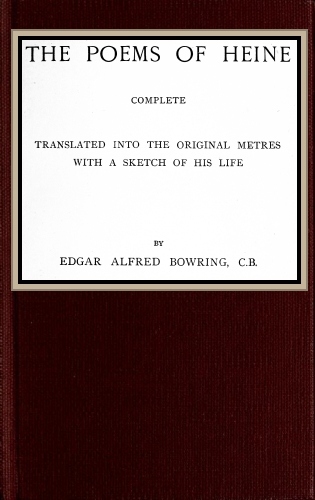 جلد کتاب The Poems of Heine