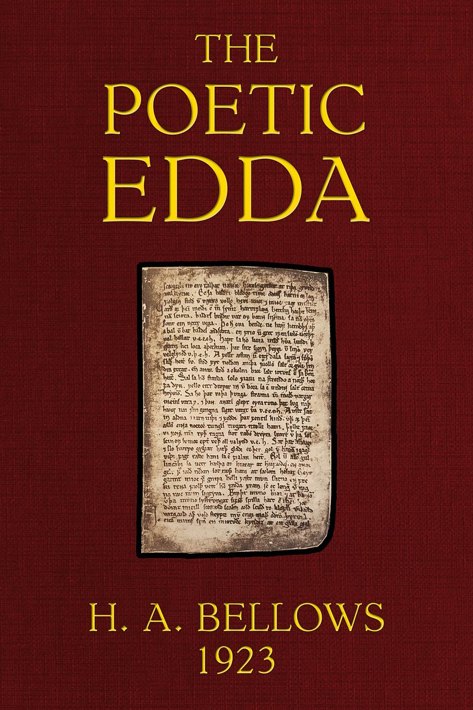 جلد کتاب The Poetic Edda