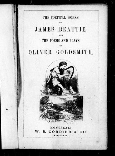 جلد کتاب The Poetical Works of James Beattie