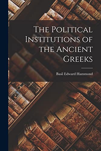 جلد کتاب The Political Institutions of the Ancient Greeks