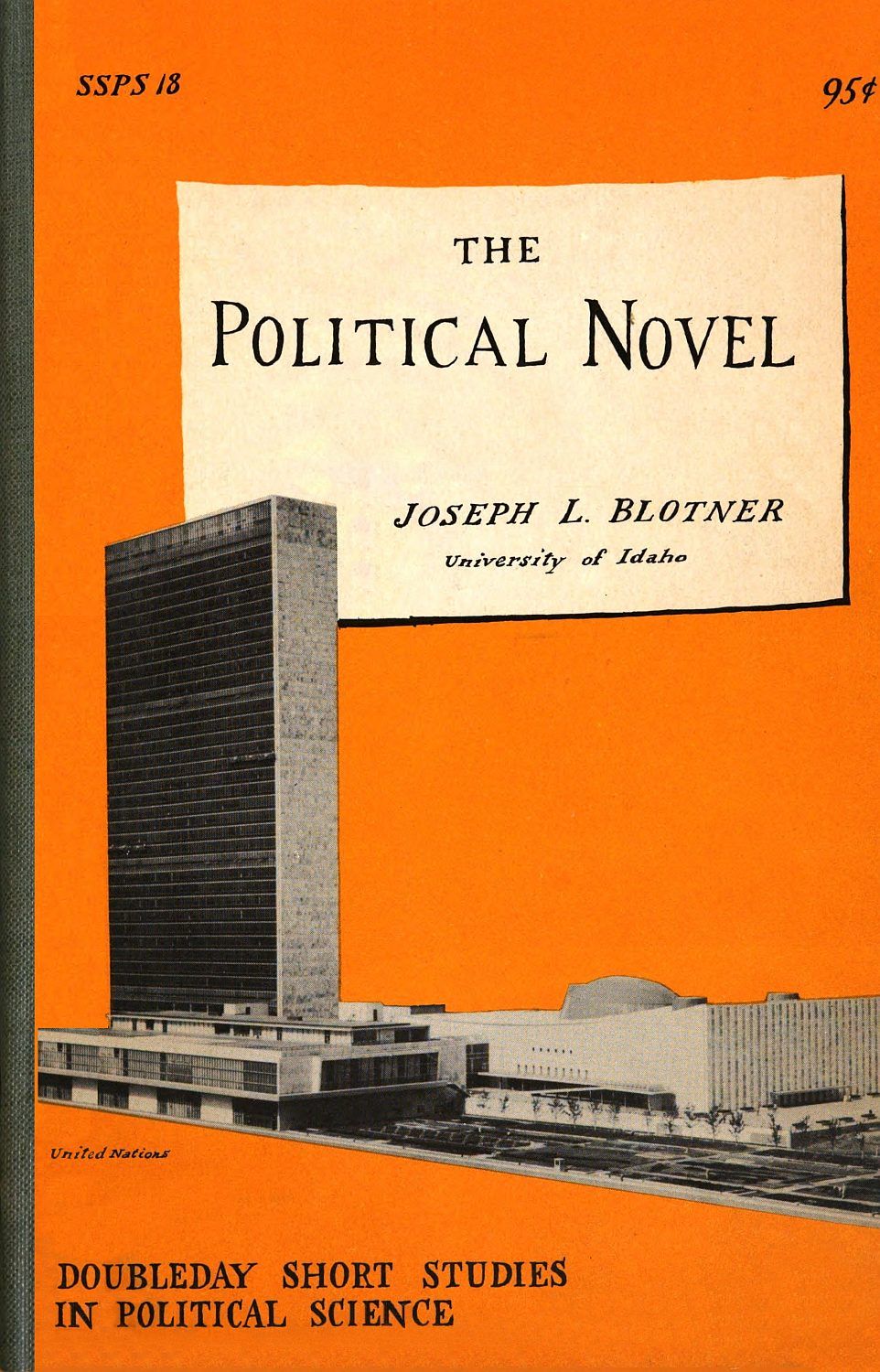 جلد کتاب The Political Novel