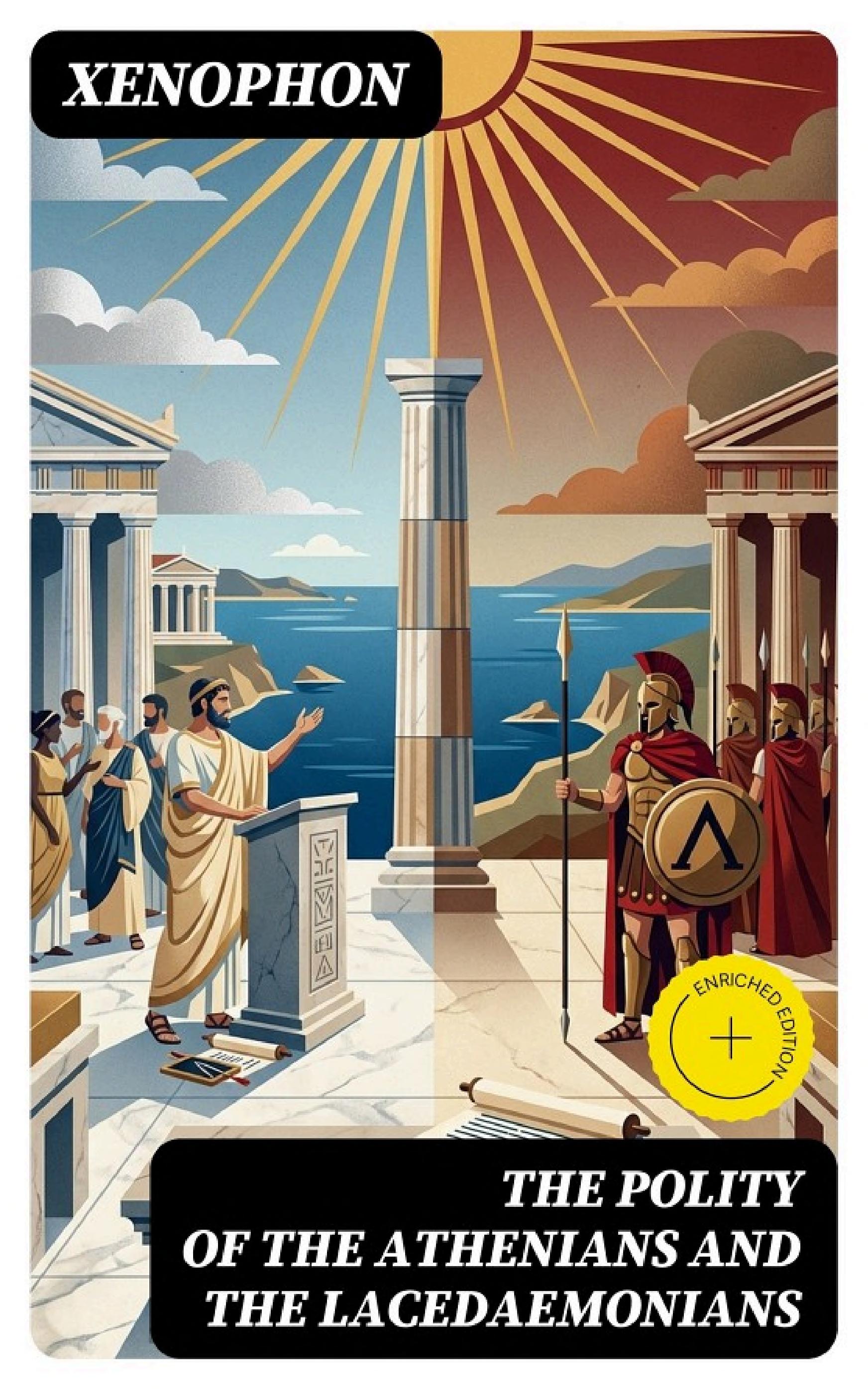 جلد کتاب The Polity of the Athenians and the Lacedaemonians