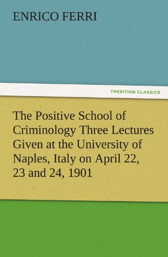 جلد کتاب The Positive School of Criminology
