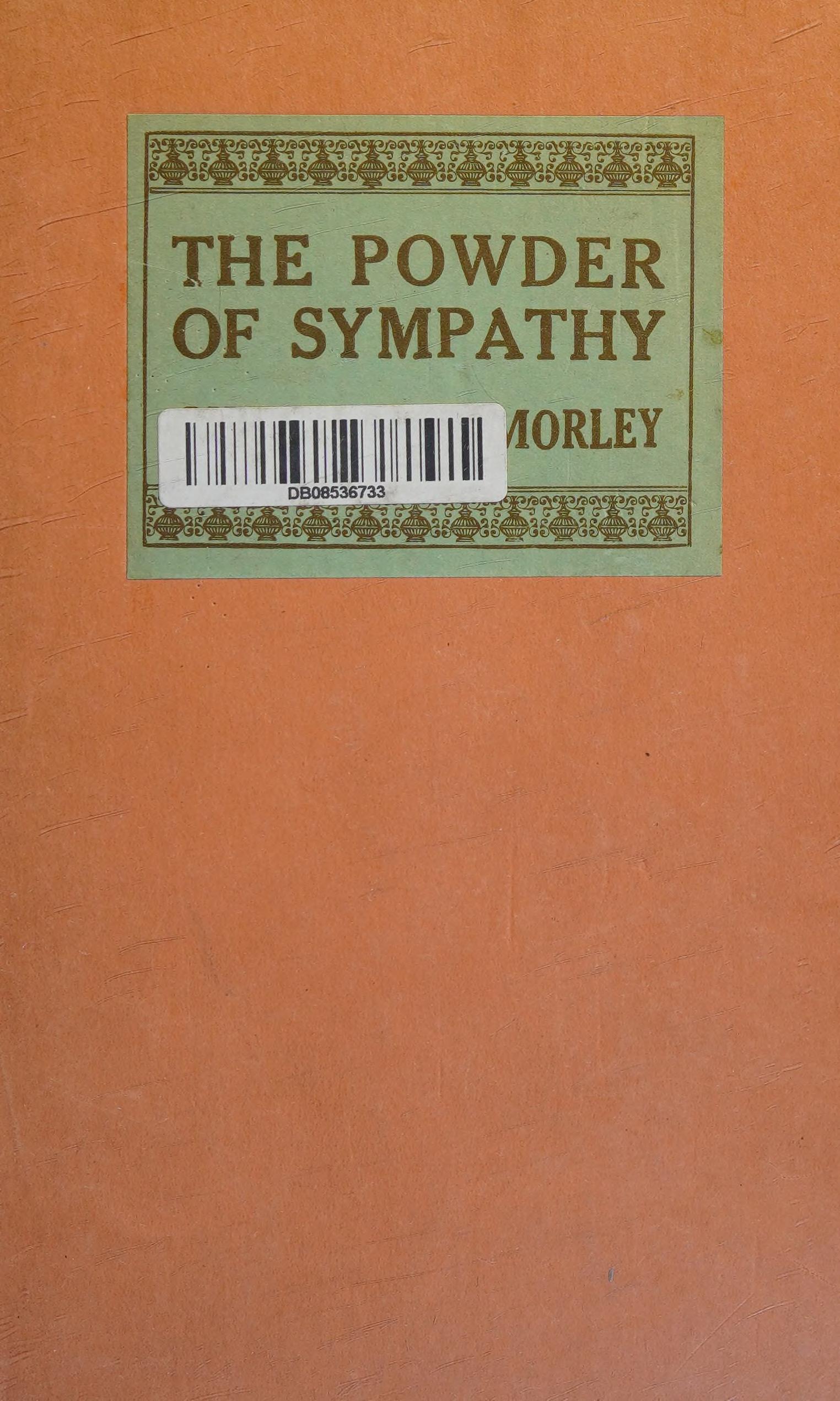 جلد کتاب The Powder of Sympathy