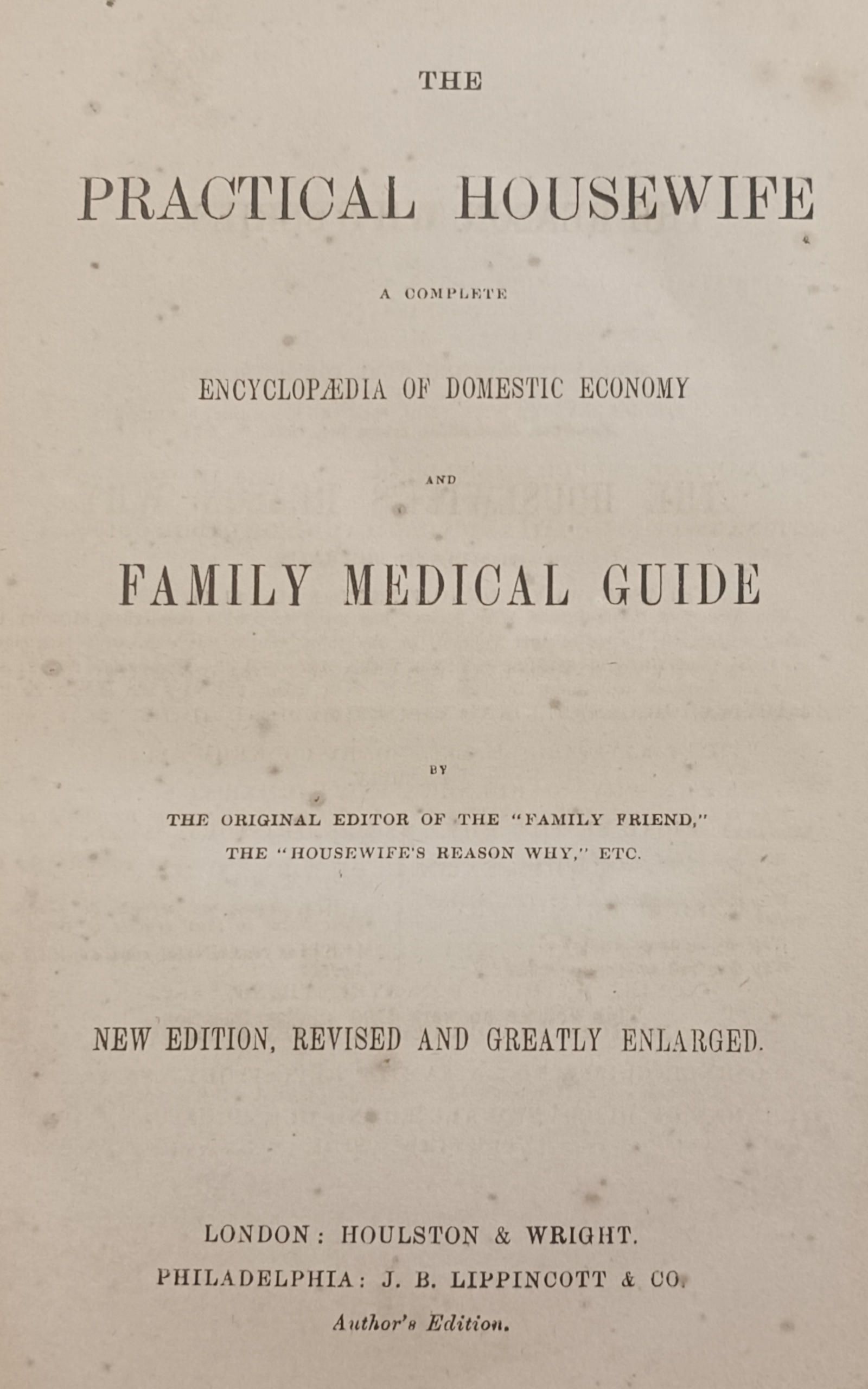 جلد کتاب The practical housewife