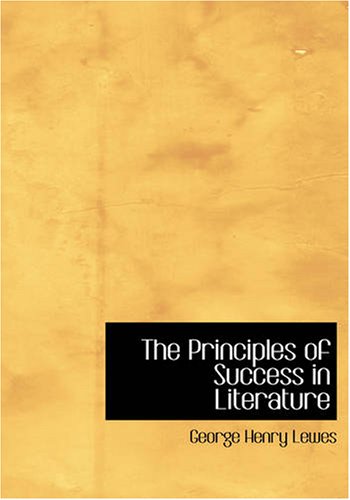 جلد کتاب The Principles of Success in Literature