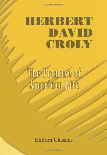 جلد کتاب The Promise of American Life