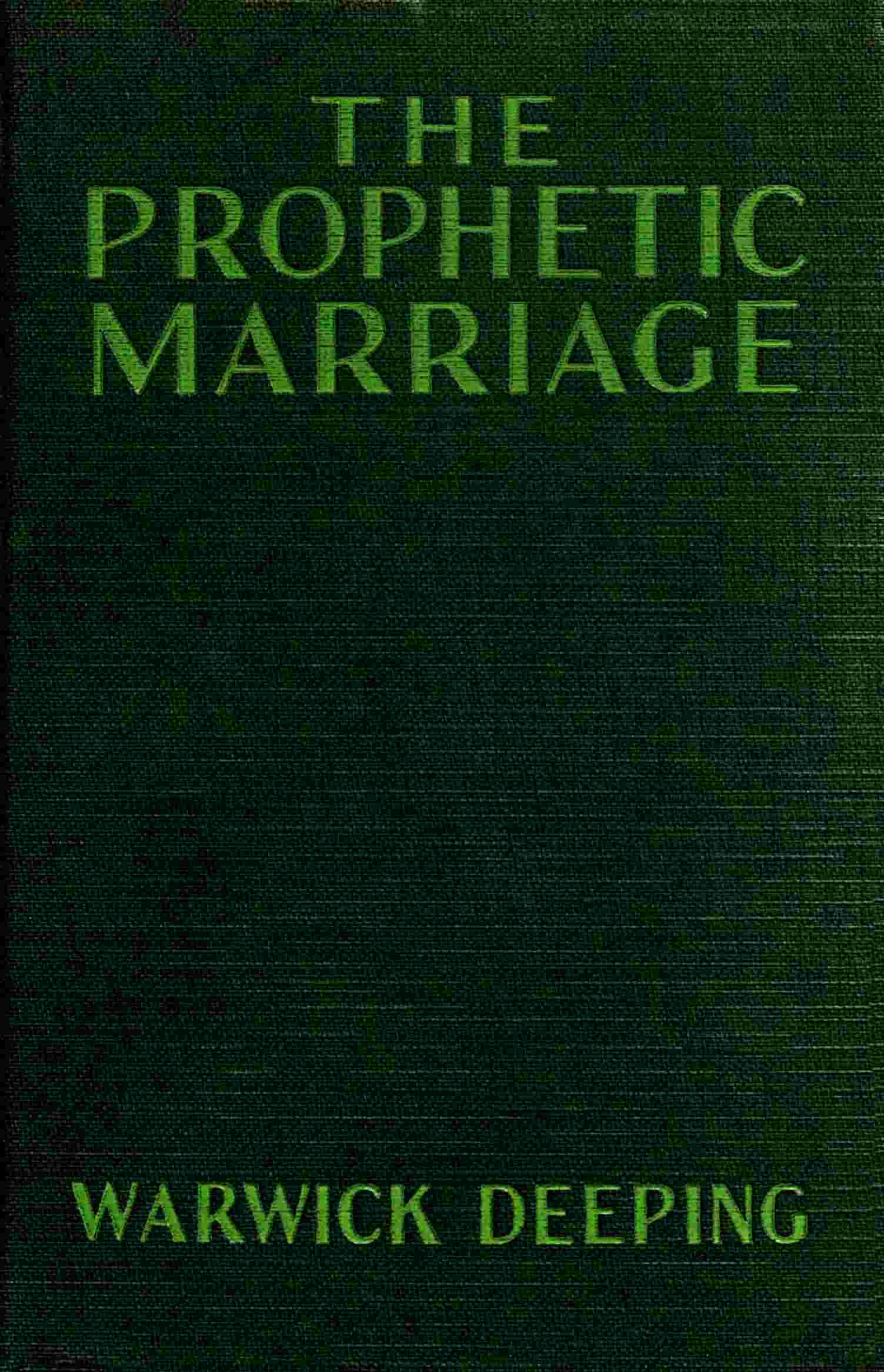 جلد کتاب The Prophetic Marriage