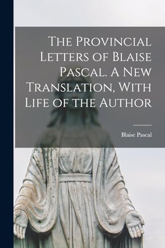 جلد کتاب The Provincial Letters of Blaise Pascal