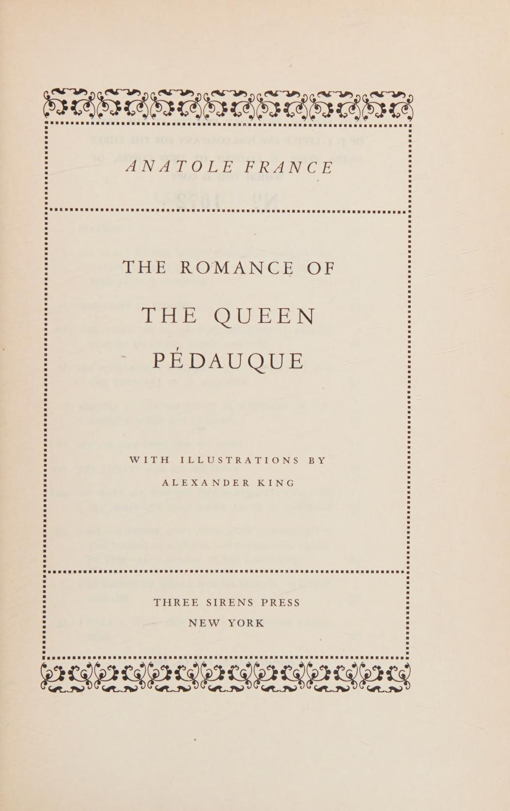 جلد کتاب The Queen Pedauque