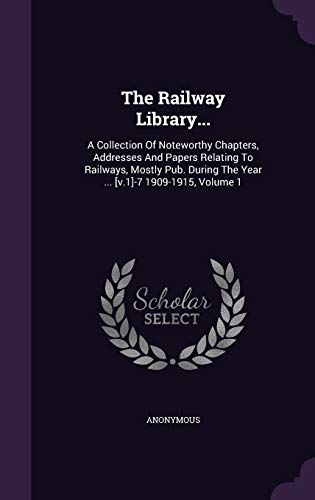جلد کتاب The Railway Library, 1909