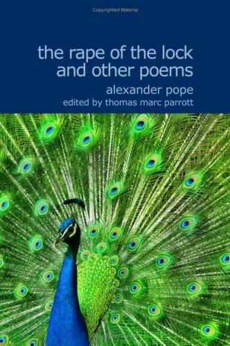 جلد کتاب The Rape of the Lock, and Other Poems