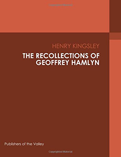 جلد کتاب The Recollections of Geoffrey Hamlyn