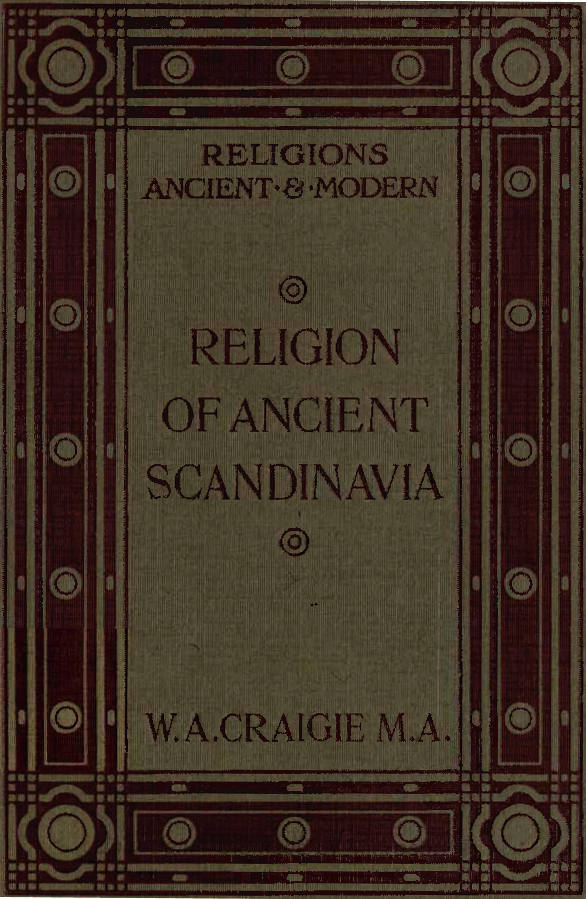 جلد کتاب The Religion of Ancient Scandinavia