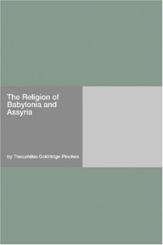 جلد کتاب The Religion of Babylonia and Assyria
