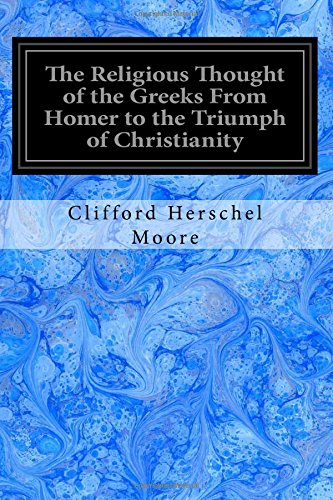 جلد کتاب The Religious Thought of the Greeks
