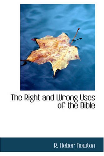 جلد کتاب The Right and Wrong Uses of the Bible
