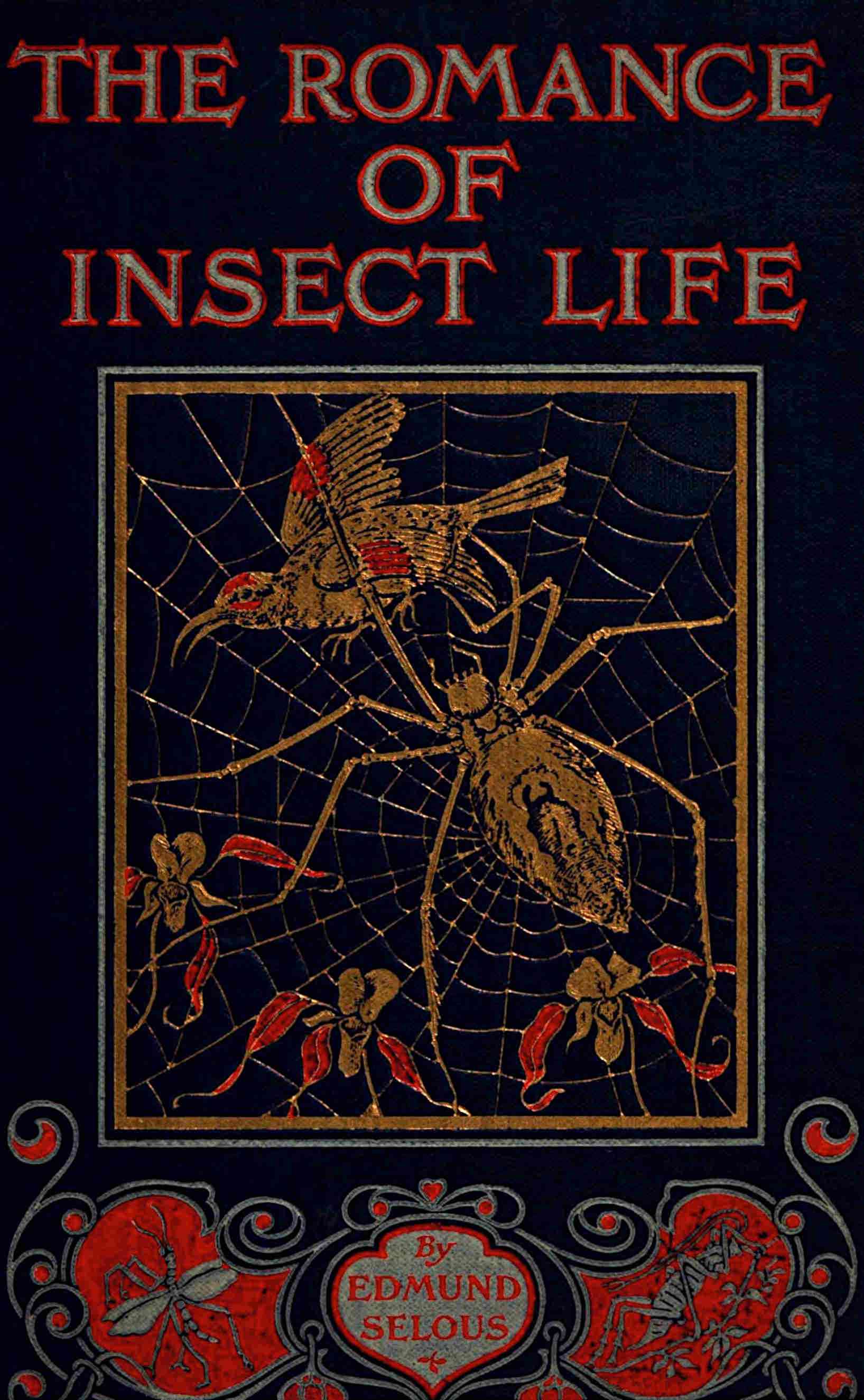 جلد کتاب The romance of insect life