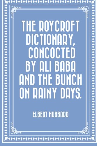 جلد کتاب The Roycroft Dictionary