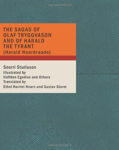 جلد کتاب The Sagas of Olaf Tryggvason and of Harald the Tyrant