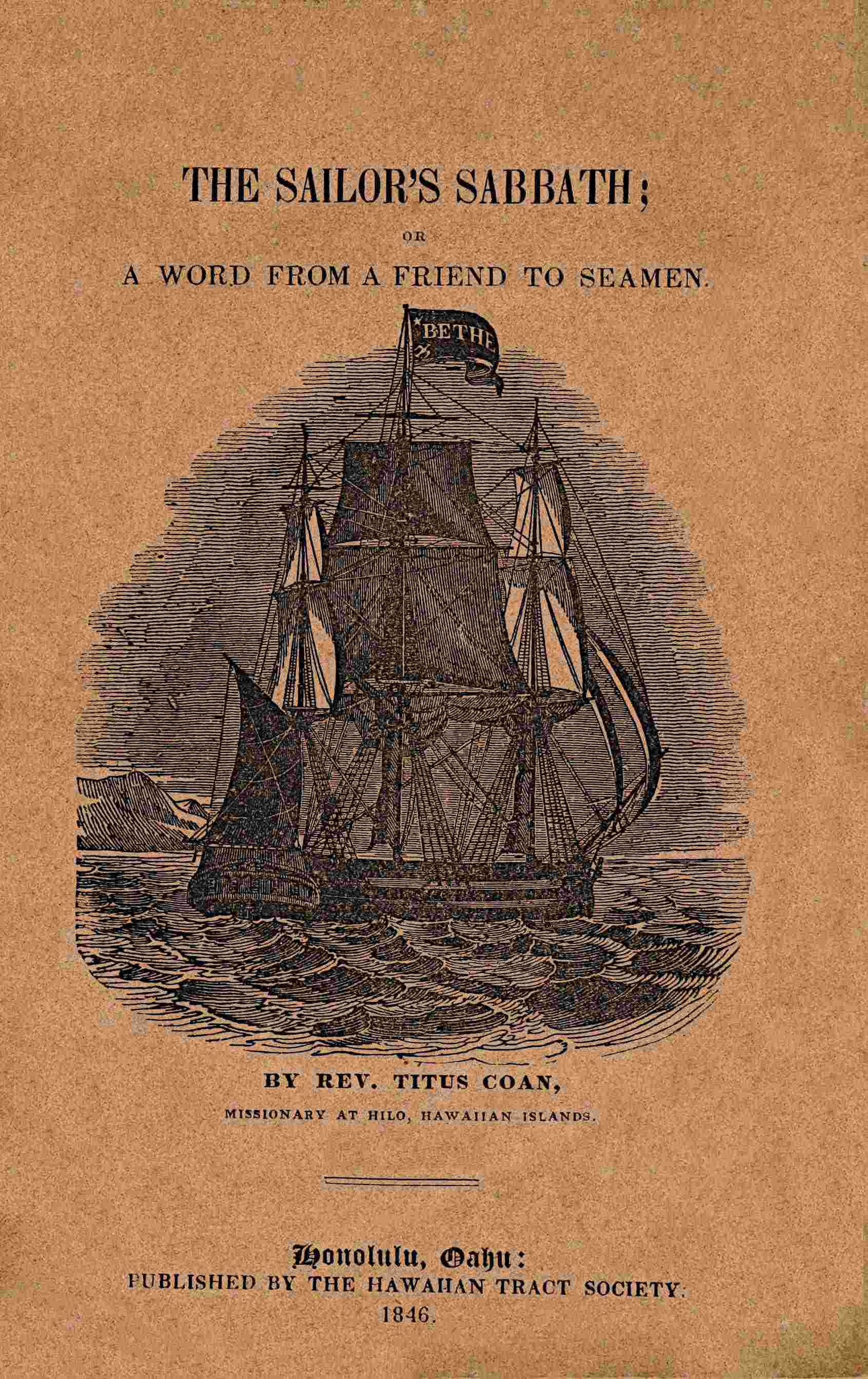 جلد کتاب The Sailor's Sabbath; or, A Word from a Friend to Seamen
