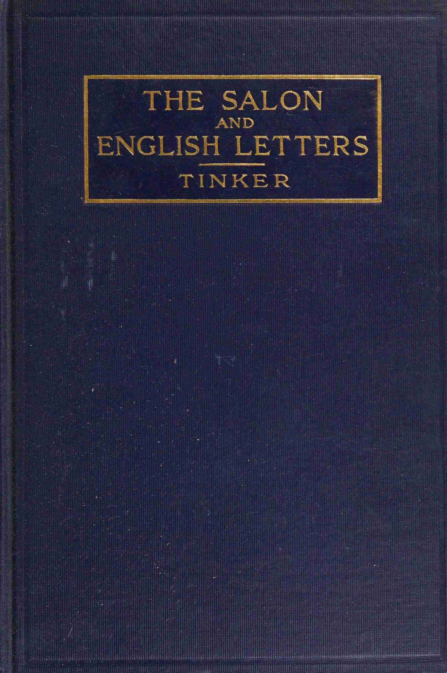 جلد کتاب The Salon and English Letters