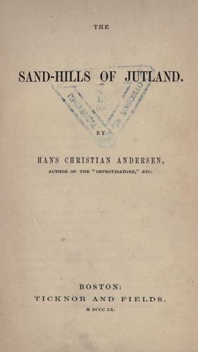جلد کتاب The Sand-Hills of Jutland