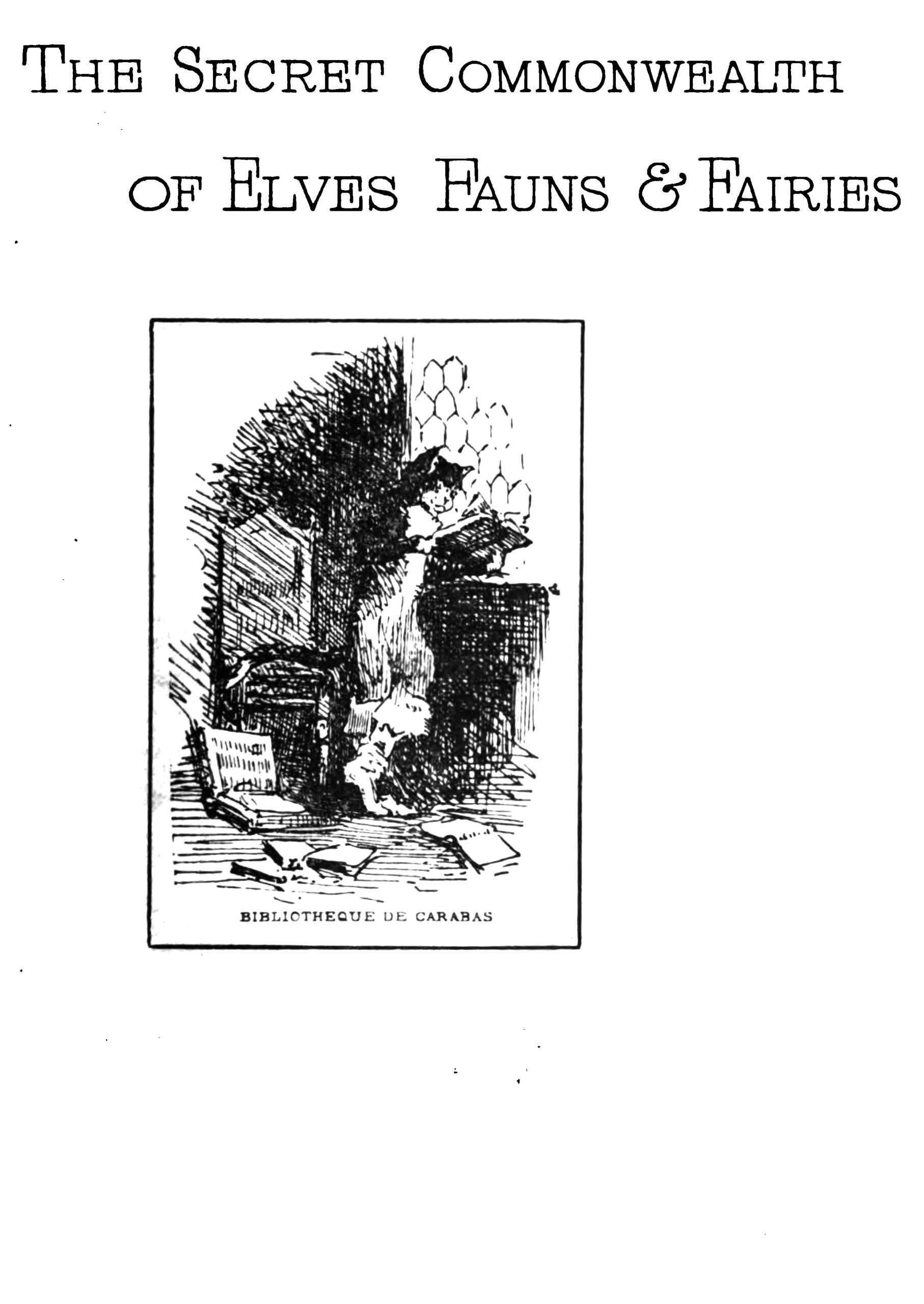 جلد کتاب The Secret Commonwealth of Elves, Fauns & Fairies