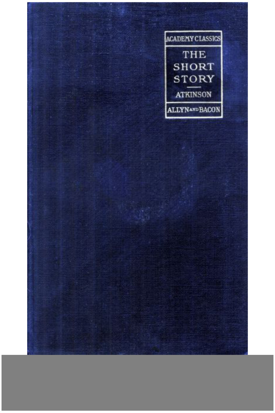 جلد کتاب The Short-story