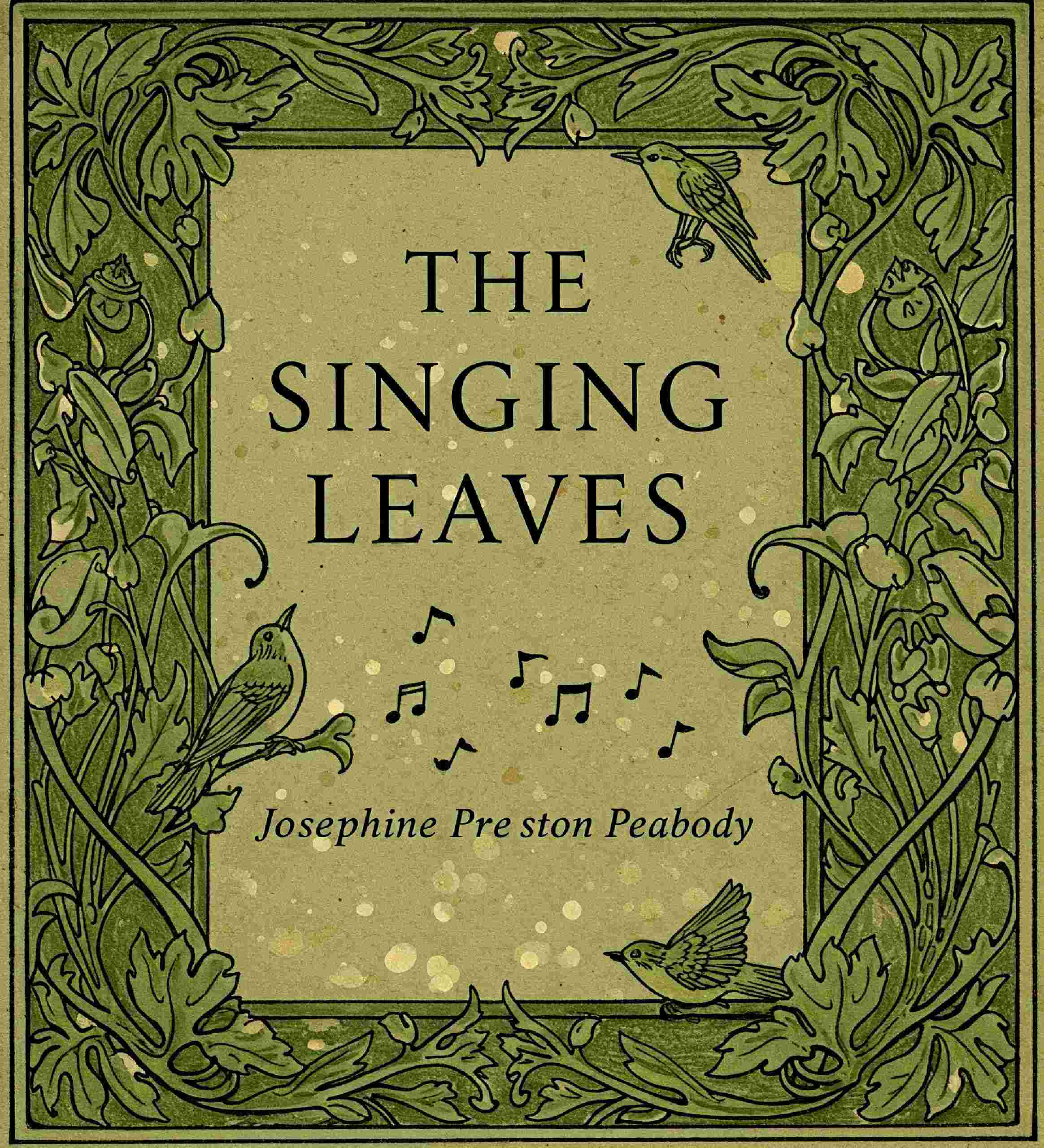 جلد کتاب The Singing Leaves: A Book of Songs and Spells