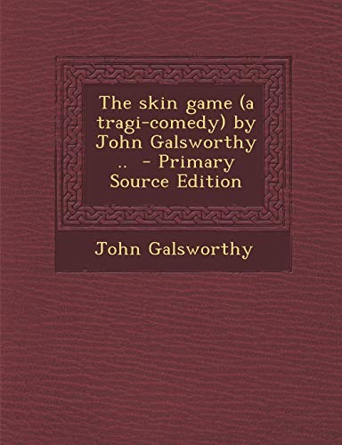 جلد کتاب The Skin Game
