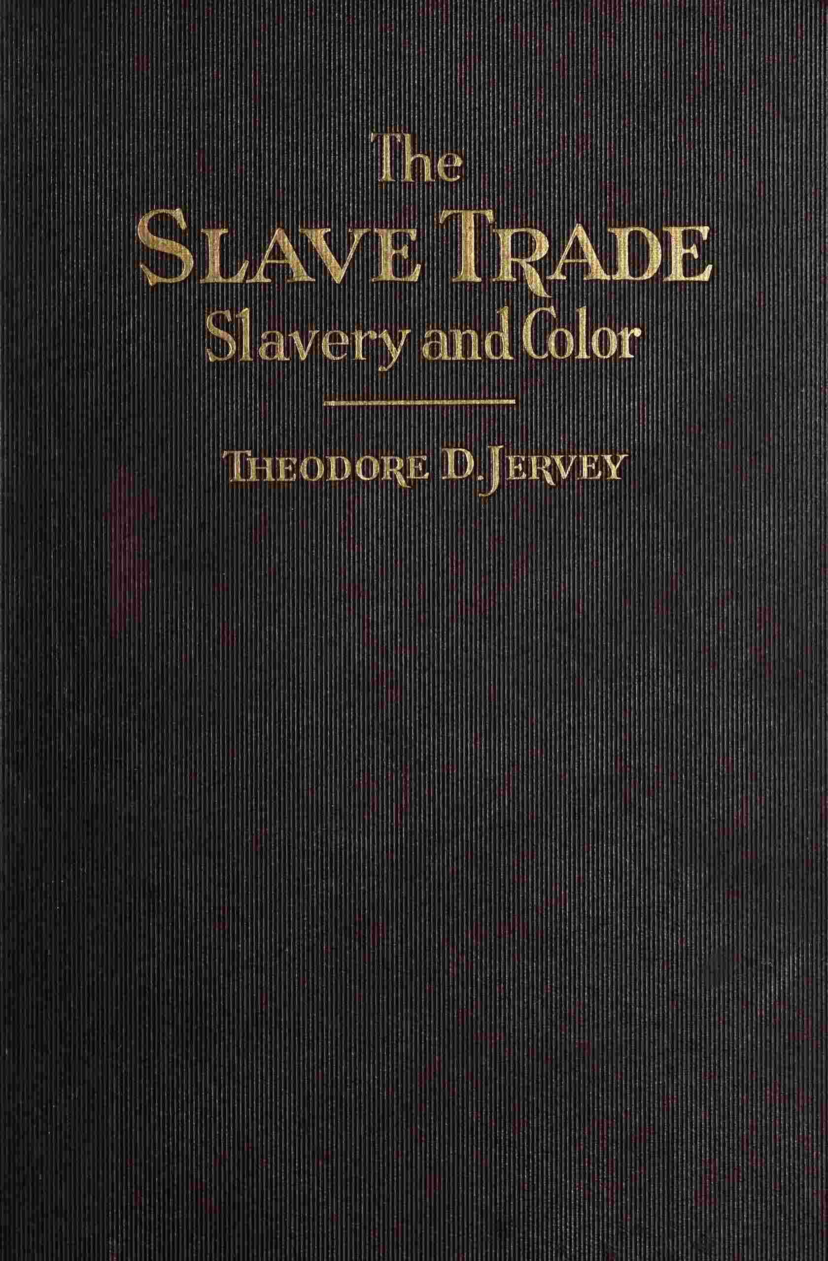 جلد کتاب The Slave Trade