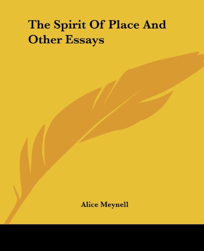 جلد کتاب The Spirit of Place, and Other Essays