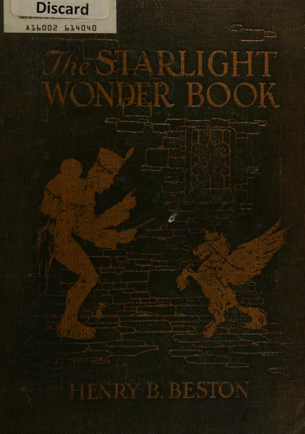 جلد کتاب The Starlight Wonder Book