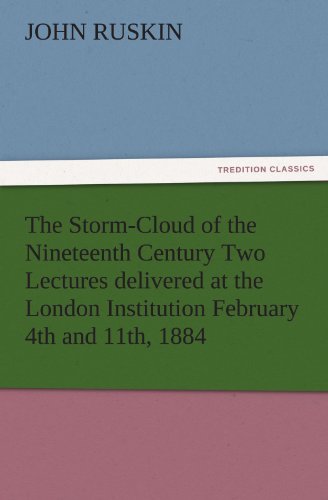 جلد کتاب The Storm-Cloud of the Nineteenth Century