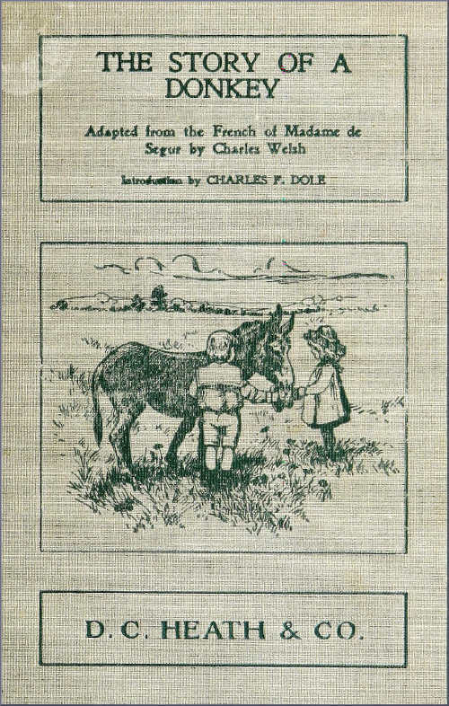 جلد کتاب The Story of a Donkey