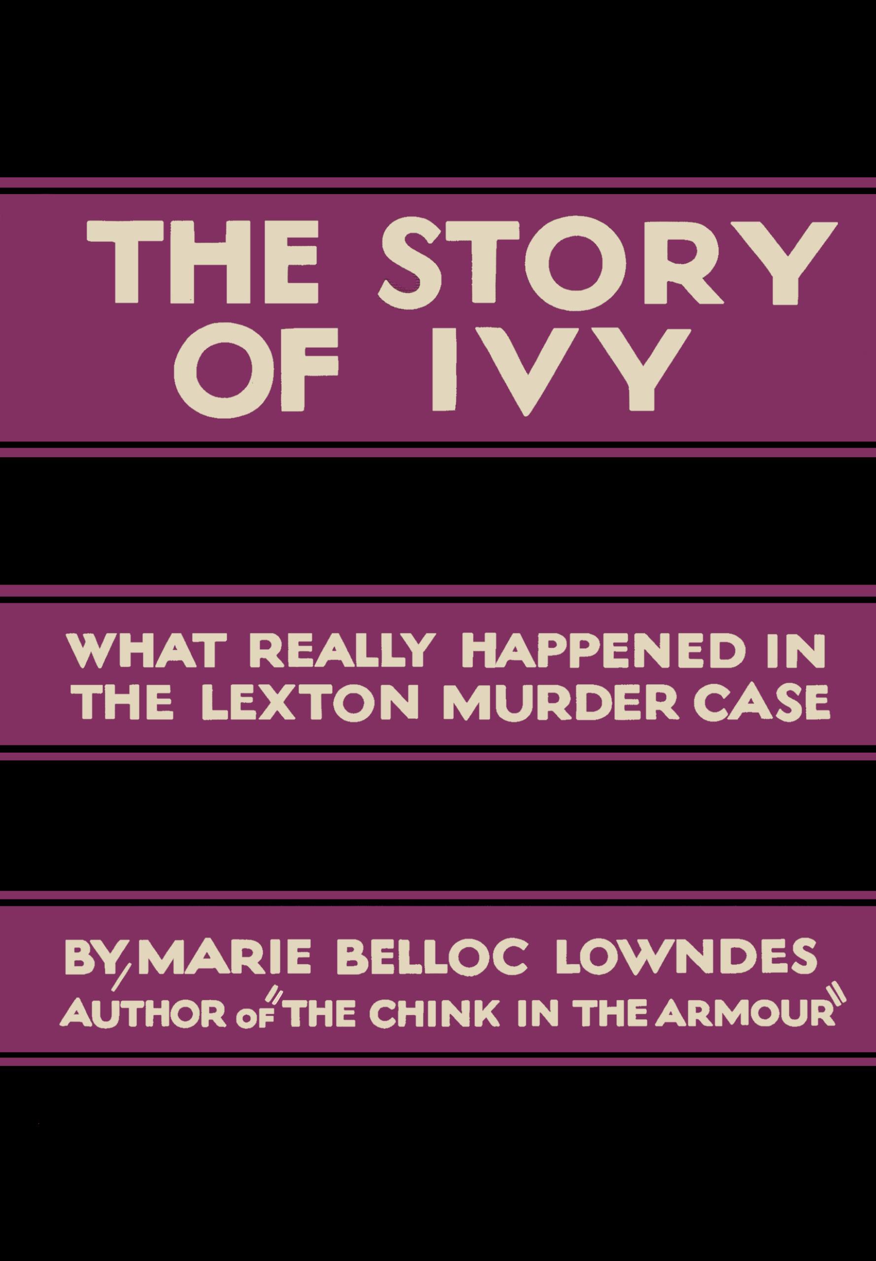 جلد کتاب The Story of Ivy