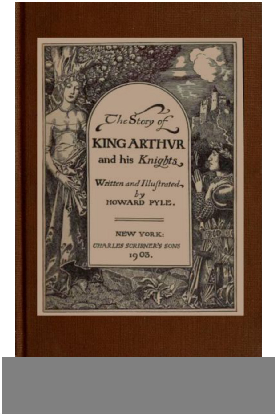جلد کتاب The Story of King Arthur and His Knights